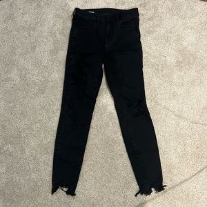 American Eagle Black High Rise Jeggings